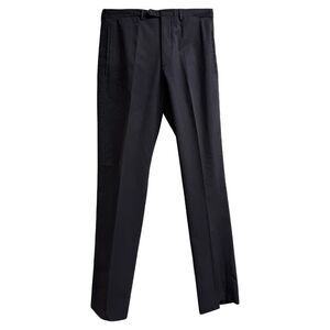 Prada Straight Leg Pants in Black Polyester